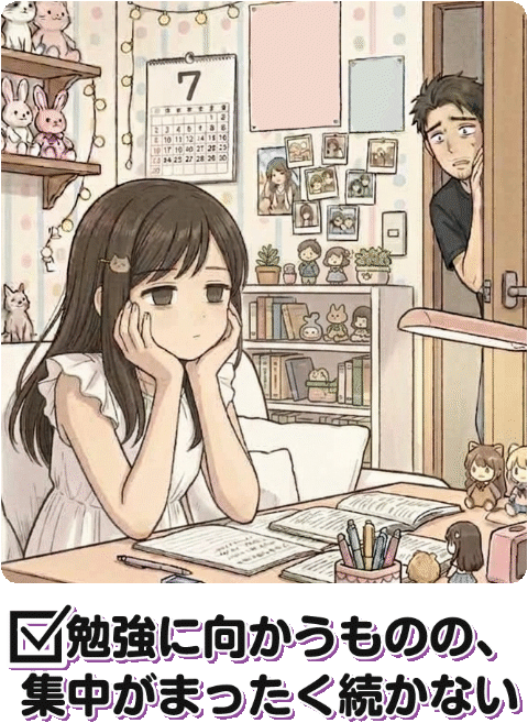 成績が上がらない