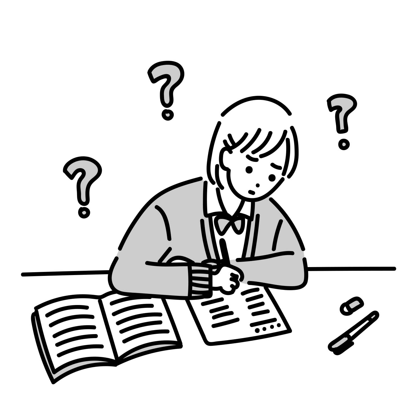 勉強がうまくいかなり中学生