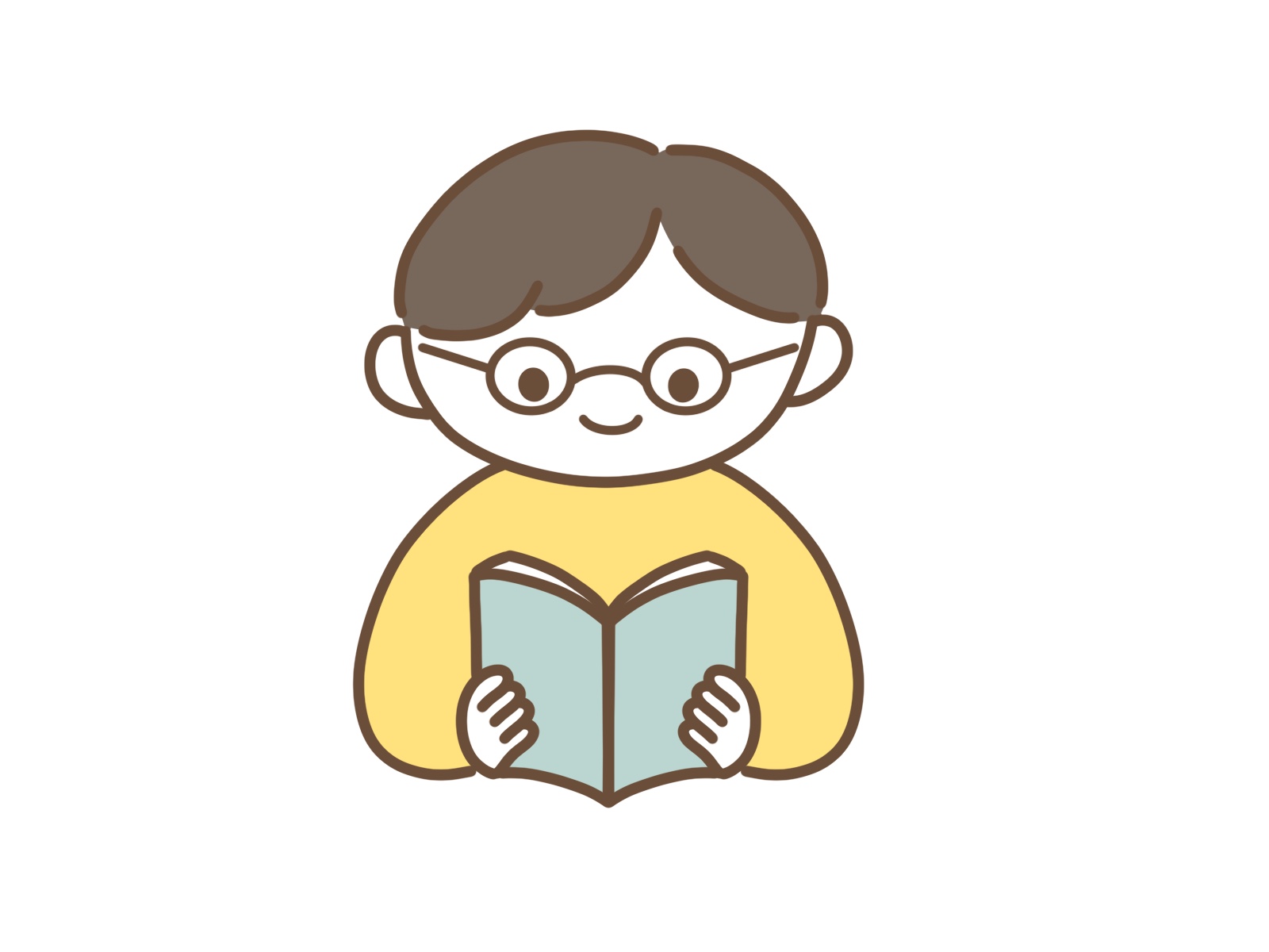 コツコツテストに向けて勉強する子