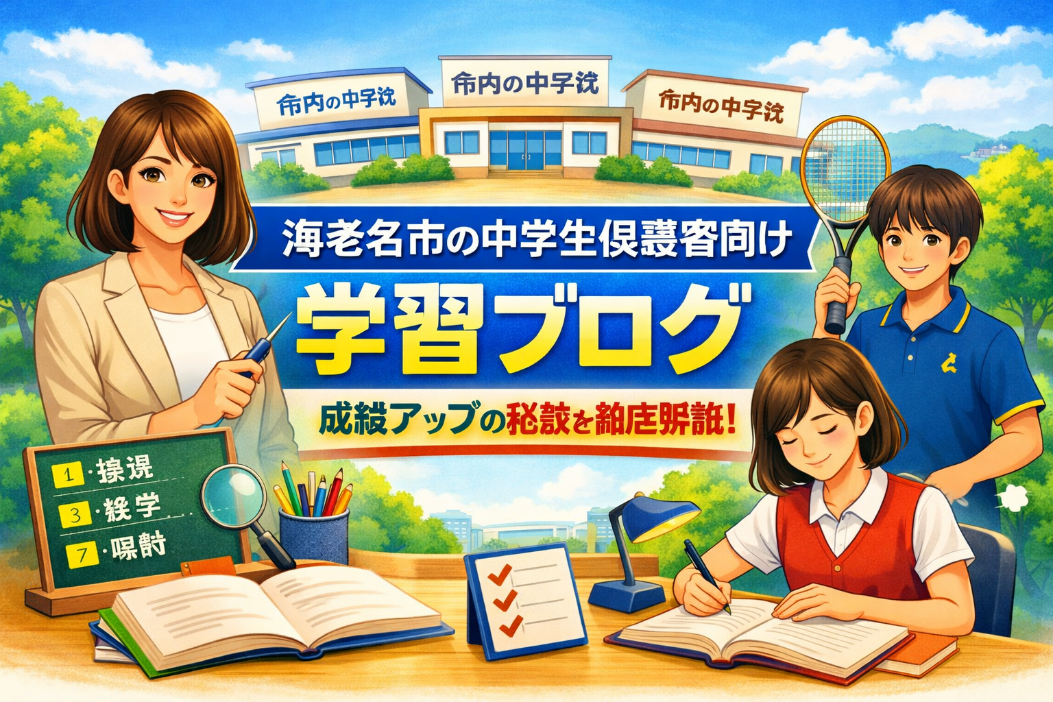海老名市の中学生保護者向け 学習ブログ
