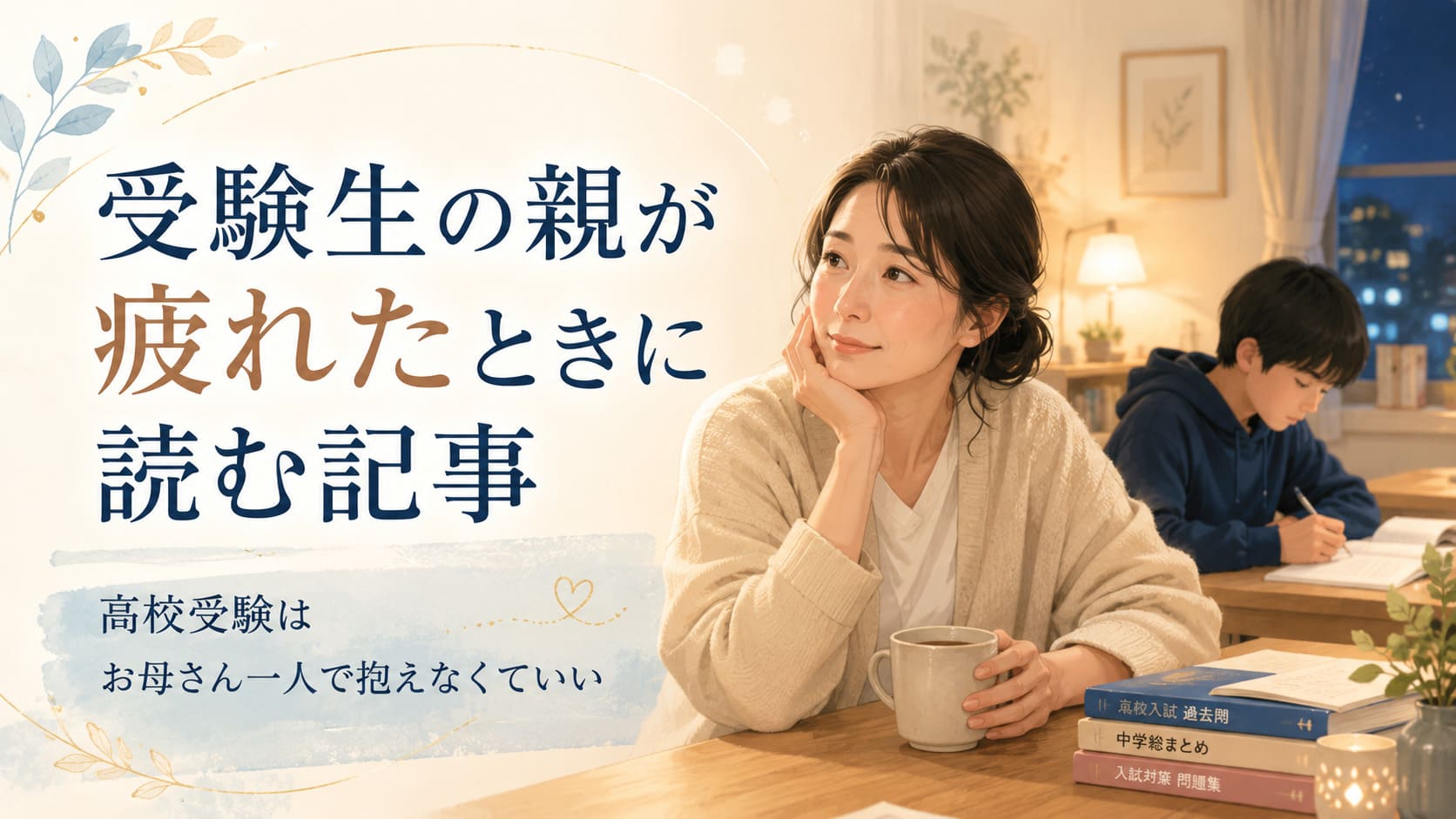 受験生の親が疲れたときに読む記事