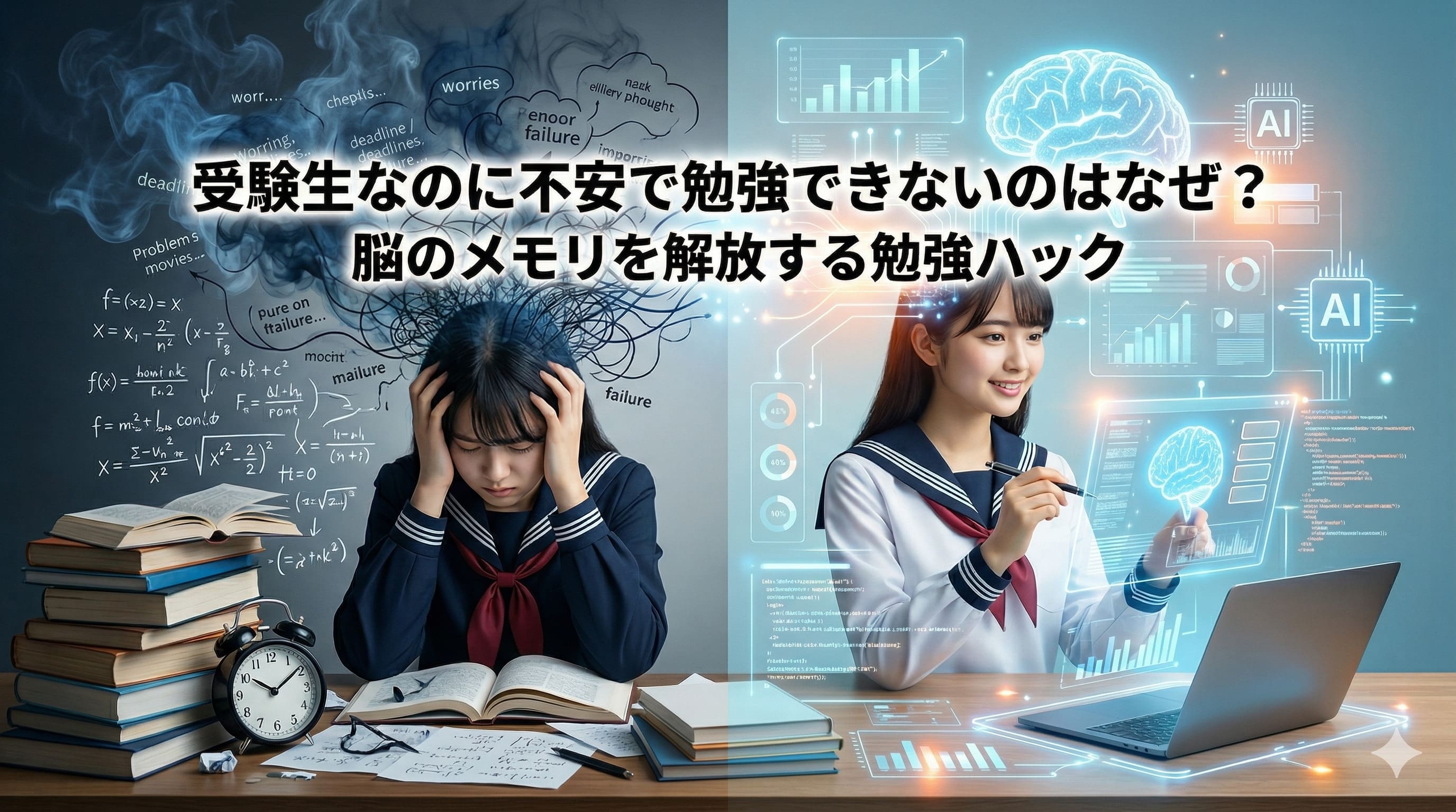 受験生なのに不安、なぜ