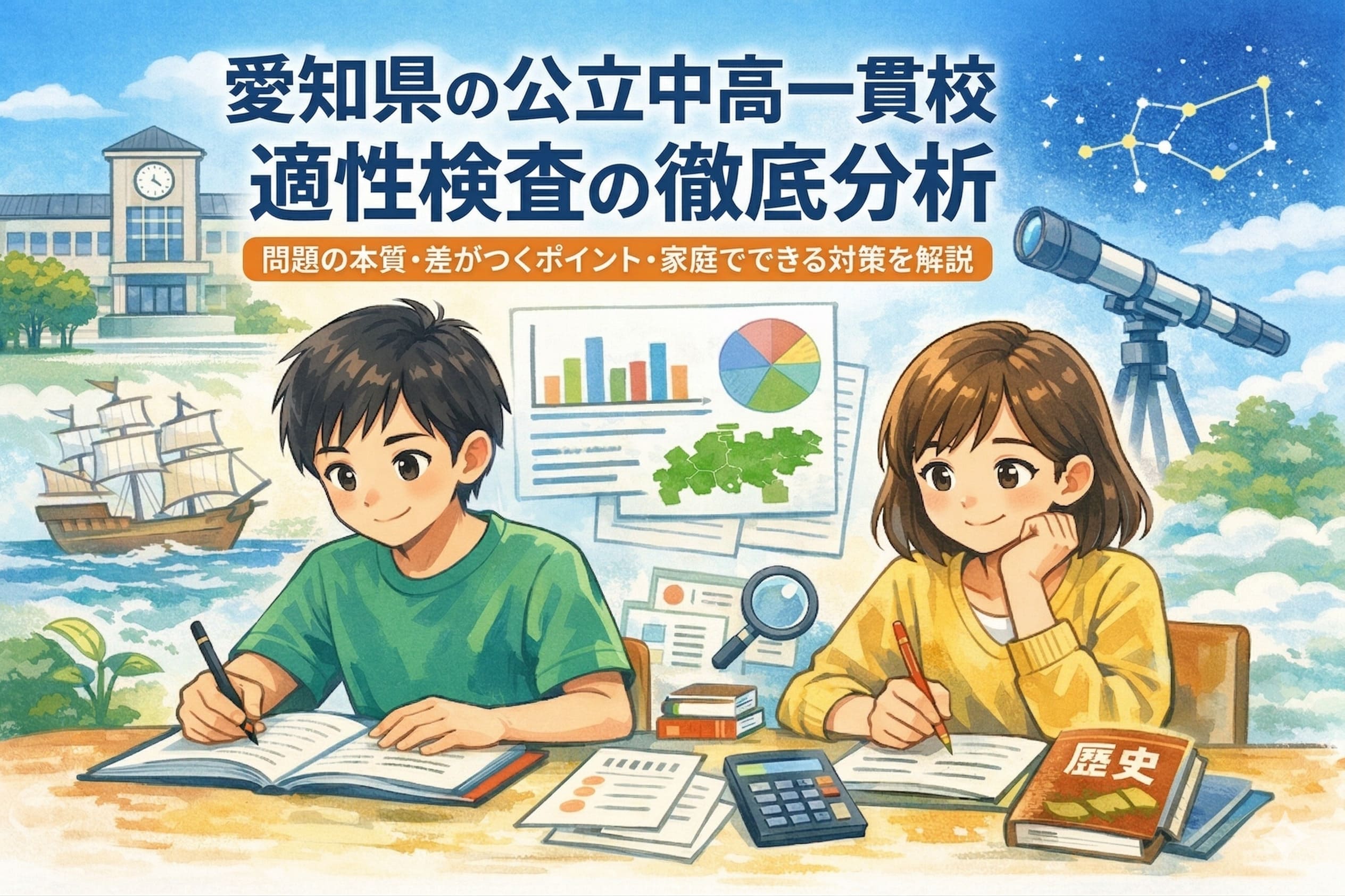 愛知県公立中高一貫校の徹底分析