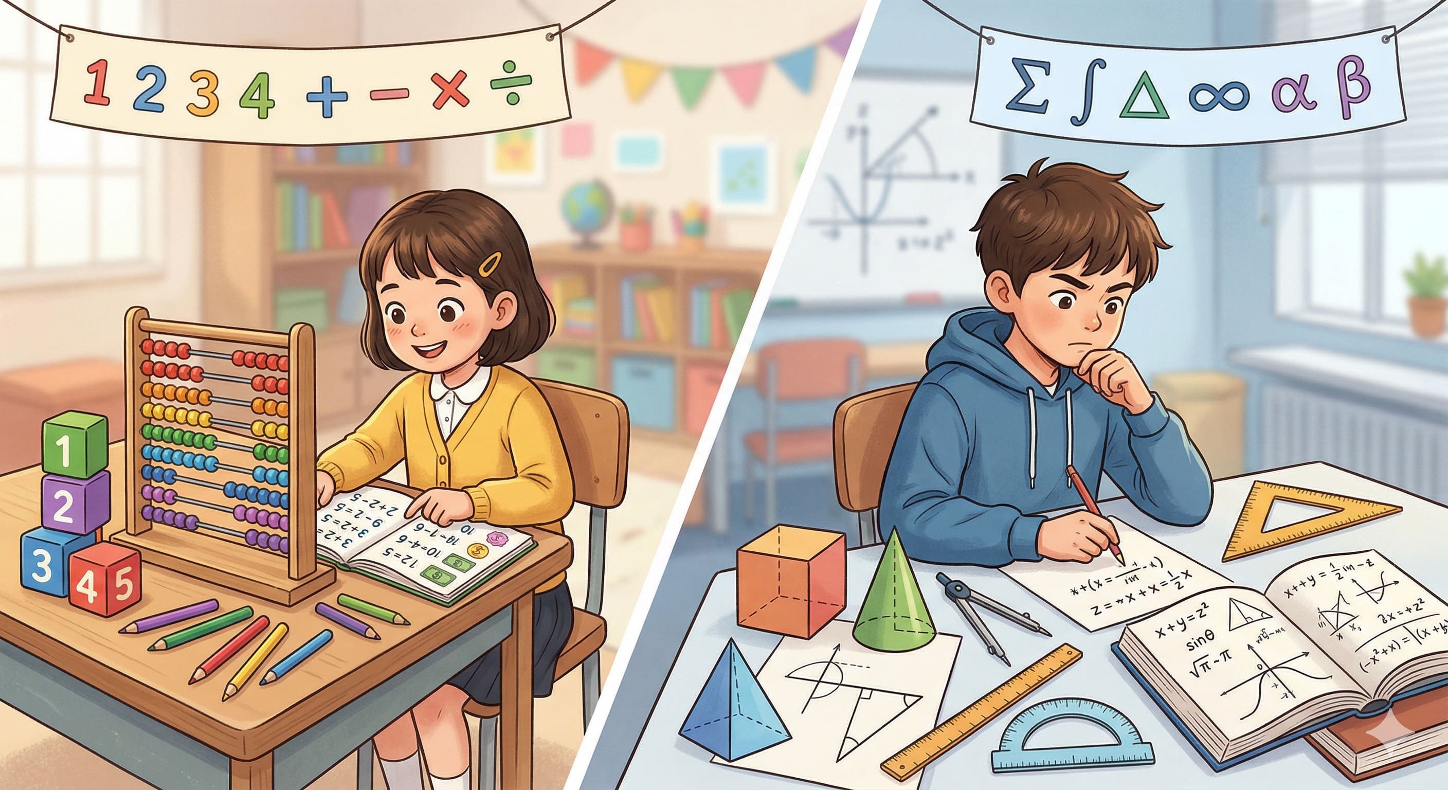 算数と数学の違い